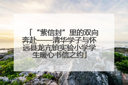 “紫信封”里的双向奔赴——清华学子与怀远县龙亢镇实验小学学生暖心书信之约
