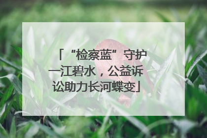 “检察蓝”守护一江碧水，公益诉讼助力长河蝶变