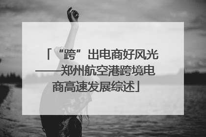 “跨”出电商好风光——郑州航空港跨境电商高速发展综述