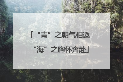 “青”之朝气相邀 “海”之胸怀奔赴