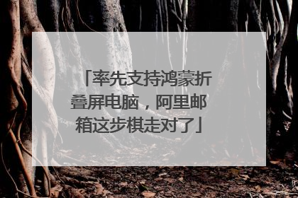 率先支持鸿蒙折叠屏电脑，阿里邮箱这步棋走对了
