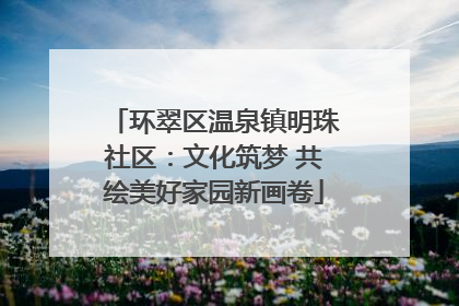 环翠区温泉镇明珠社区：文化筑梦 共绘美好家园新画卷