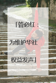 管必红：为维护华社权益发声