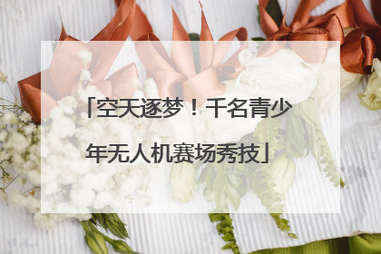 空天逐梦！千名青少年无人机赛场秀技