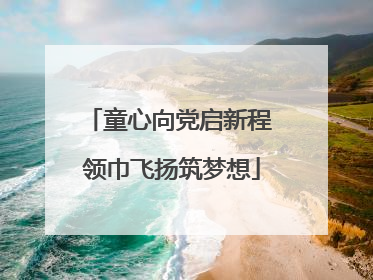 童心向党启新程 领巾飞扬筑梦想