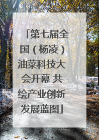 第七届全国（杨凌）油菜科技大会开幕 共绘产业创新发展蓝图
