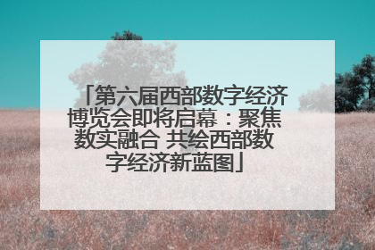 第六届西部数字经济博览会即将启幕：聚焦数实融合 共绘西部数字经济新蓝图
