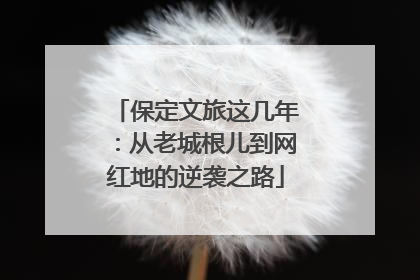 保定文旅这几年：从老城根儿到网红地的逆袭之路