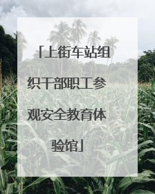 上街车站组织干部职工参观安全教育体验馆