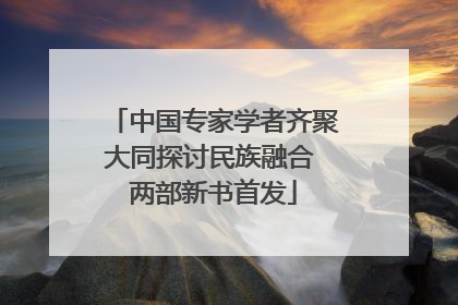 中国专家学者齐聚大同探讨民族融合 两部新书首发
