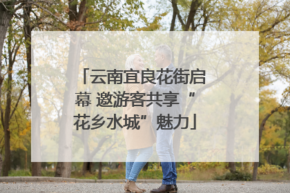 云南宜良花街启幕 邀游客共享“花乡水城”魅力