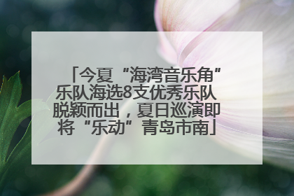 今夏“海湾音乐角”乐队海选8支优秀乐队脱颖而出，夏日巡演即将“乐动”青岛市南