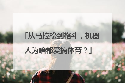 从马拉松到格斗，机器人为啥都爱搞体育？