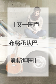 又一国宣布将承认巴勒斯坦国