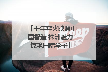 千年窑火映照中国智造 株洲魅力惊艳国际学子