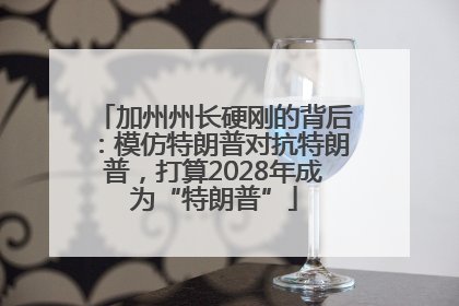 加州州长硬刚的背后：模仿特朗普对抗特朗普，打算2028年成为“特朗普”