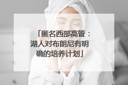 匿名西部高管：湖人对布朗尼有明确的培养计划