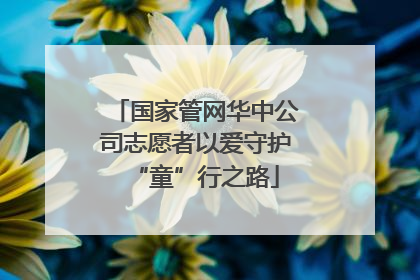 国家管网华中公司志愿者以爱守护“童”行之路