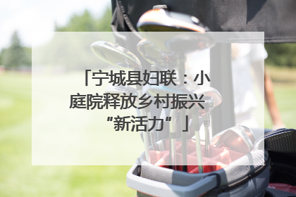 宁城县妇联：小庭院释放乡村振兴“新活力”