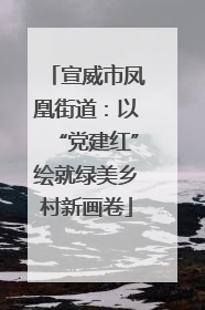 宣威市凤凰街道：以“党建红”绘就绿美乡村新画卷