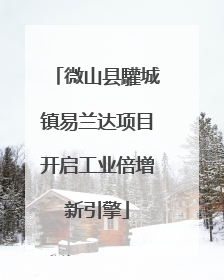微山县驩城镇易兰达项目开启工业倍增新引擎