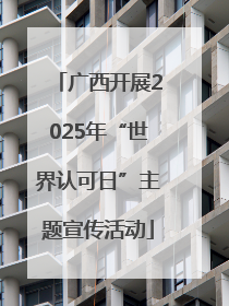 广西开展2025年“世界认可日”主题宣传活动