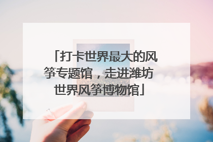 打卡世界最大的风筝专题馆，走进潍坊世界风筝博物馆