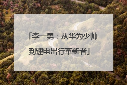 李一男：从华为少帅到锂电出行革新者