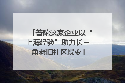 普陀这家企业以“上海经验”助力长三角老旧社区蝶变