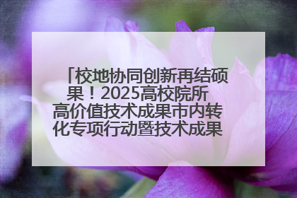 校地协同创新再结硕果！2025高校院所高价值技术成果市内转化专项行动暨技术成果项目路演对接会举办