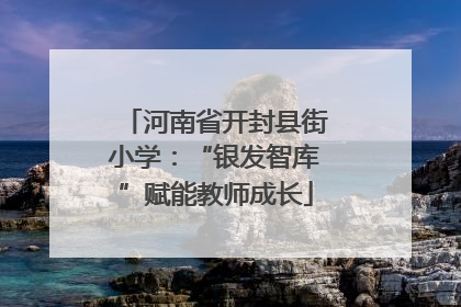 河南省开封县街小学：“银发智库”赋能教师成长