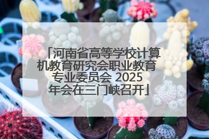 河南省高等学校计算机教育研究会职业教育专业委员会 2025 年会在三门峡召开