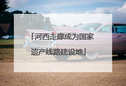 河西走廊成为国家遗产线路建设地