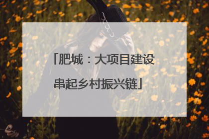肥城：大项目建设串起乡村振兴链