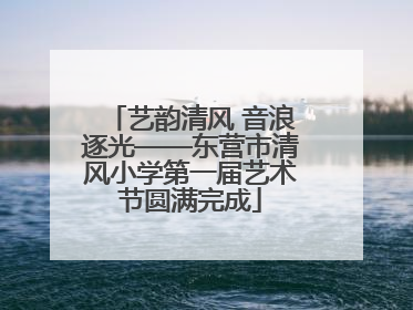 艺韵清风 音浪逐光——东营市清风小学第一届艺术节圆满完成