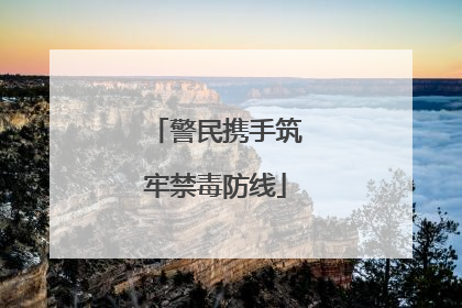 警民携手筑牢禁毒防线