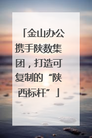 金山办公携手陕数集团，打造可复制的“陕西标杆”