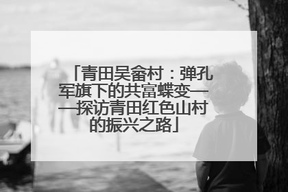 青田吴畲村：弹孔军旗下的共富蝶变——探访青田红色山村的振兴之路