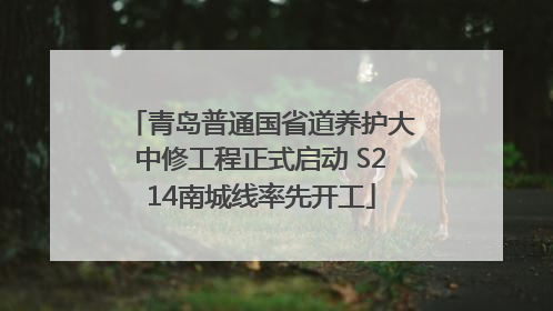 青岛普通国省道养护大中修工程正式启动 S214南城线率先开工