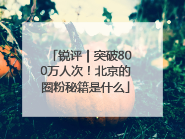 锐评｜突破800万人次！北京的圈粉秘籍是什么