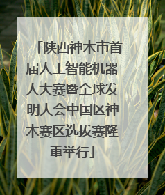 陕西神木市首届人工智能机器人大赛暨全球发明大会中国区神木赛区选拔赛隆重举行