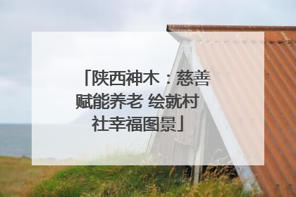 陕西神木：慈善赋能养老 绘就村社幸福图景