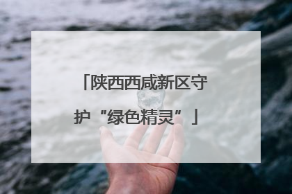陕西西咸新区守护“绿色精灵”