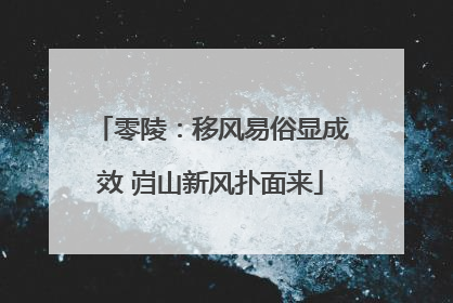 零陵：移风易俗显成效 岿山新风扑面来