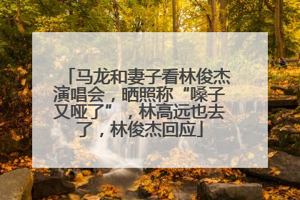 马龙和妻子看林俊杰演唱会，晒照称“嗓子又哑了”，林高远也去了，林俊杰回应