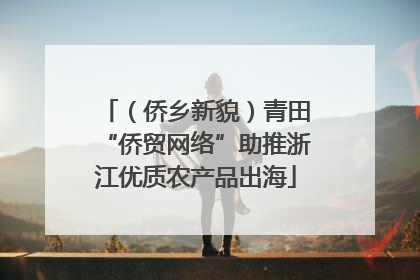（侨乡新貌）青田“侨贸网络”助推浙江优质农产品出海