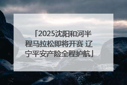 2025沈阳和河半程马拉松即将开赛 辽宁平安产险全程护航