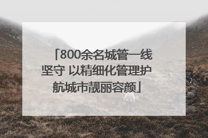 800余名城管一线坚守 以精细化管理护航城市靓丽容颜